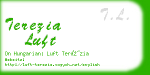 terezia luft business card